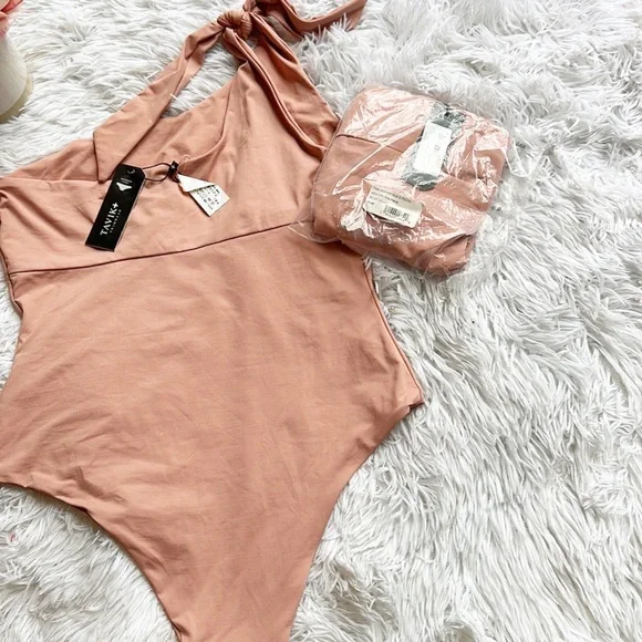NWT Anthropologie x Tavik Kenton One Piece swimsuit Rose women sizes: S,L